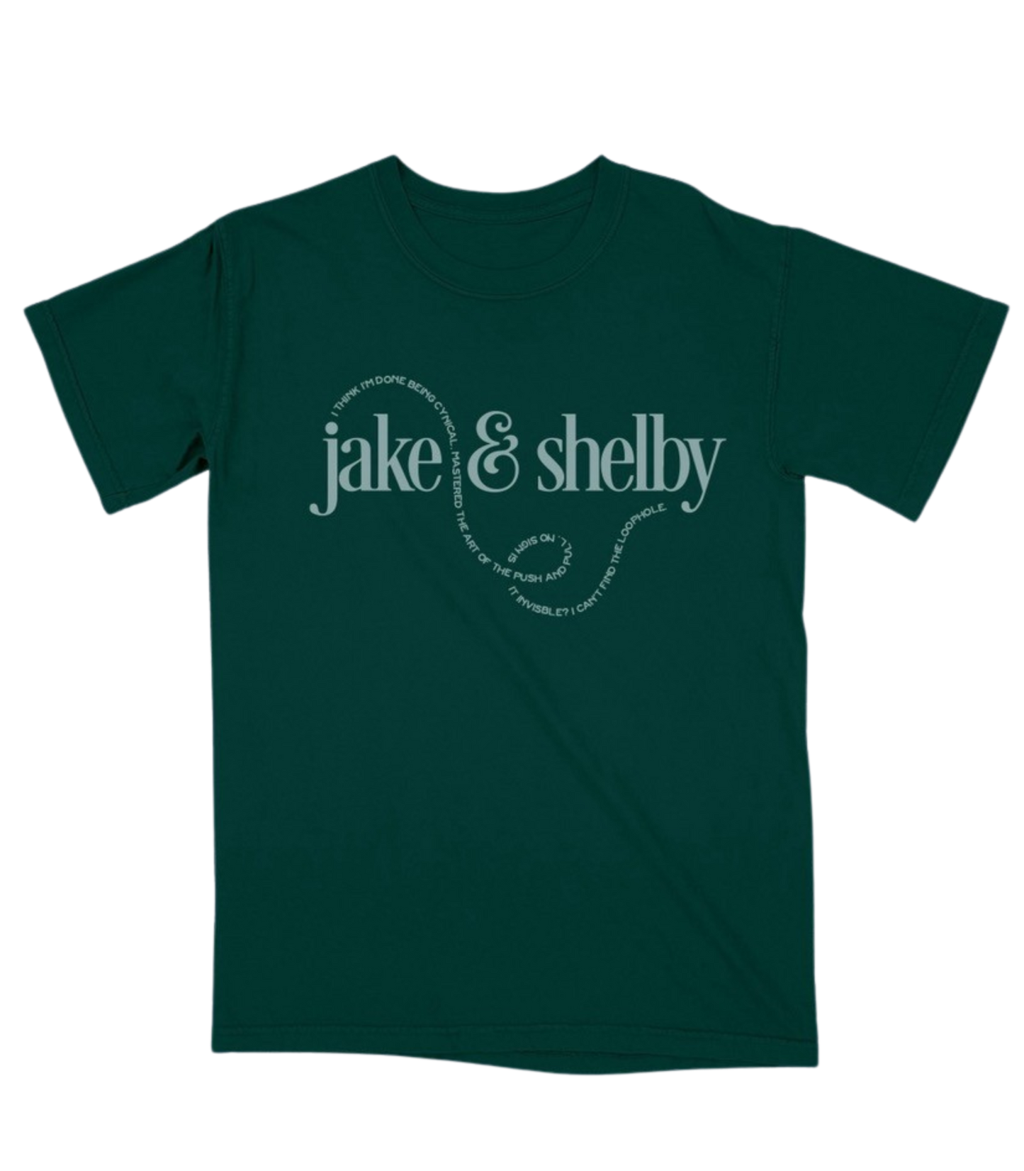 Jake & Shelby Green Tee