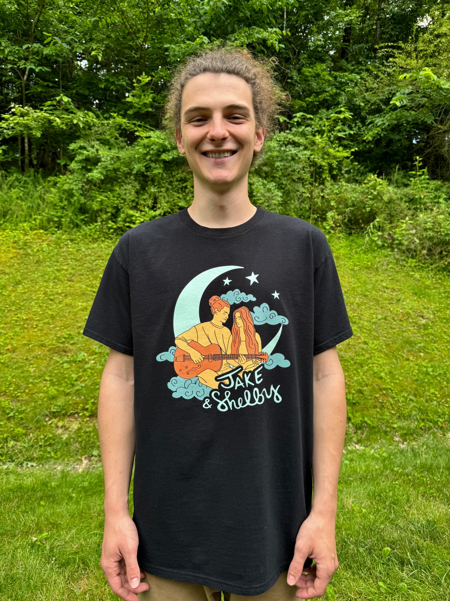 Just Us Black Tee