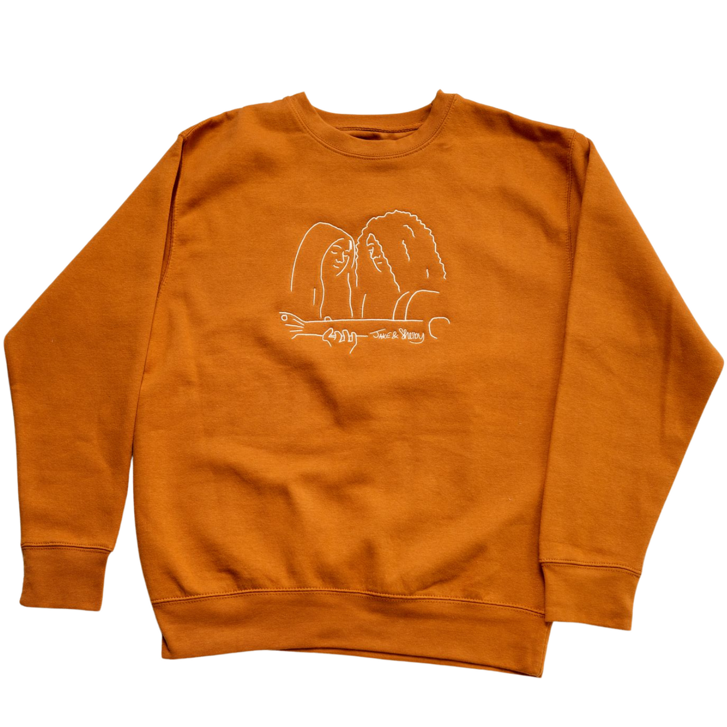 Line Drawing Sweatshirt (embroidered)
